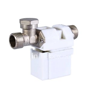 Lightinthebox 12v 0,5 pulgadas de la válvula solenoide eléctrico de agua a gas de aire (blanco)