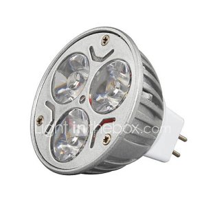 Lightinthebox 3w gu5.3(mr16) focos led mr16 3 led de alta potencia 250-300 lm blanco cálido blanco fresco 3000/6500 k decorativa dc 12 v