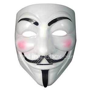 Máscara de Guy fawkes accesorio del traje de adultos de disfraces de Halloween
