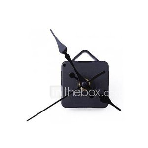 Lightinthebox Mecanismo de movimiento del reloj con segundero kit de herramientas de bricolaje horas minutos negro