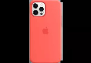 APPLE iPhone 12 Pro Max Siliconen Case Citrusroze