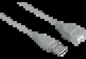 HAMA USB 2.0 verlengkabel 1 ster 0,5m