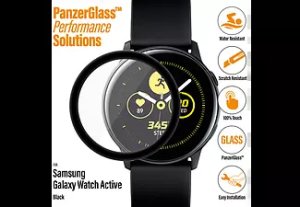 PANZERGLASS voor Samsung Galaxy Watch Active 28 mm Zwart