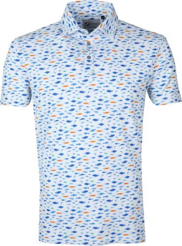 Suitable Prestige Polo Shirt Fish Multicolour size XL