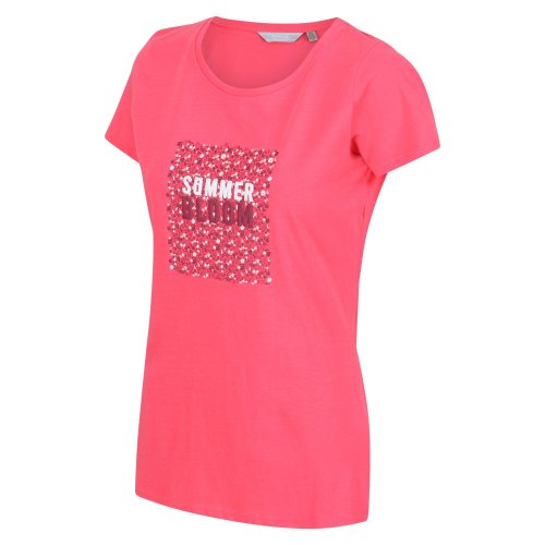 Breezed Ii Women's Walking T-shirt - Tropical Pink