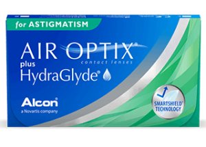 AIR OPTIX Plus HydraGlyde for Astigmatism 3 pack Contact Lenses