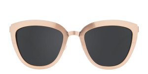 DIFF Sunglasses Lily Polarized rose gold + prescription polarized lens