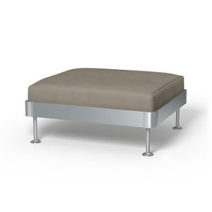 IKEA - Överdrag till Delaktig 1-sitsplattform, Sand Beige, Sammet - Bemz