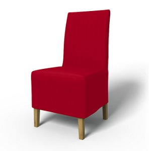 IKEA - Överdrag till Henriksdal stol Medellång kappa (standard modell), Crimson Red, Bomull - Bemz
