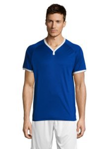 Camiseta adulto manga corta deportivoa men hombre azul L