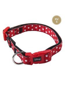 Minnie Mouse Collar para perro raza pequeña xs/s rojo xs