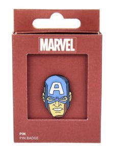 Avengers Pin metálico con acabado esmaltado azul pin