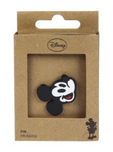 Mickey Mouse Pin metálico con acabado esmaltado negro pin