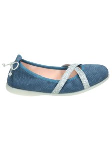 Zapatos niña casual planos azul 26