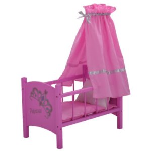 knorr® toys Dukke himmelseng - Diadem Pink - rosa/pink