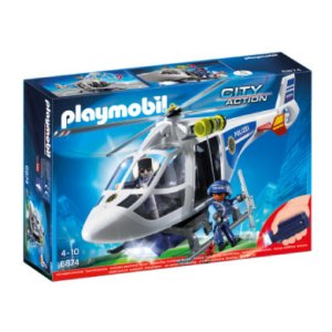 Playmobil ® City Action Politihelikopter med LED projektør 6874