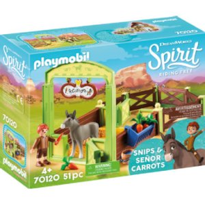 Playmobil ® Spirit Riding Free hesteboks Snips og Hr Gulerod 70120