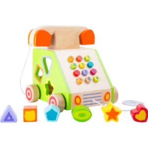 small foot  Trækning og motorisk legetøj Telefon - flerfarvet