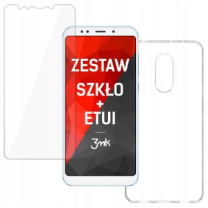 Xiaomi Redmi 5 - Ochrona 360 - Szkło + Etui - 3mk