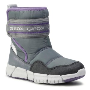 Stivali da neve GEOX - J Flexyper G.B Abx A J04APA 0FU50 C1324 S Grey/Purple