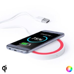 Qi Trådlös Laddare till Smartphones LED 145324 (Färg: Svart)