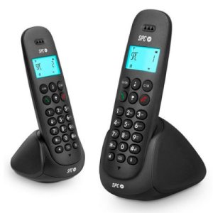 Trådlös Telefon Duo Telecom 7312N DECT Svart