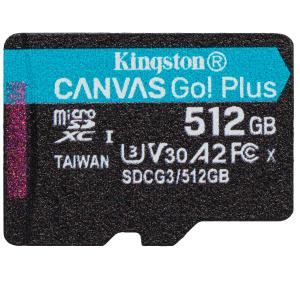 KINGSTON 512GB MICROSDXC CANVAS GO PLUS SDCG3/512GBSP