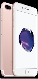 Apple Iphone 7 plus, 256gb, rosa guld