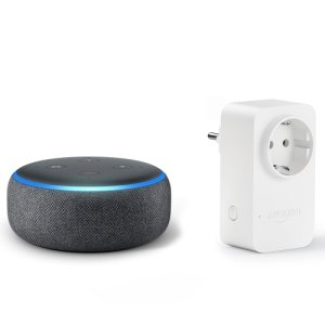Amazon Echo dot speaker connesso ad alexa e smart plug