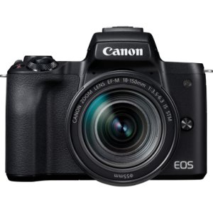 Aparat Canon EOS M50 + EF-M 18-150mm IS STM Czarny + voucher 100zł na sprzęt i akcesoria za każde wydane 500zł - kup na raty do 30x0% (RRSO 0%) i zapłać dopiero w sierpniu