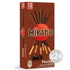 Set 24 SAIWA Biscotti Mikado Ciocc-Fonde Gr 39 676554 Per Colazione E Merenda