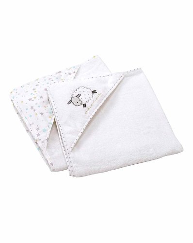 Counting Sheep Hooded Towel Twinpack