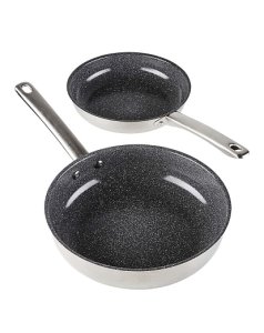 Durastone Set of 2 Fry Pans