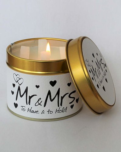 Lily-Flame Mr & Mrs Candle Tin