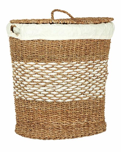 Oval Seagrass Laundry Basket