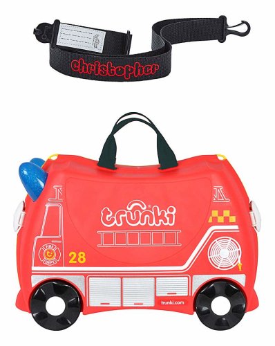 Personalised Trunki Frank the Fire Truck