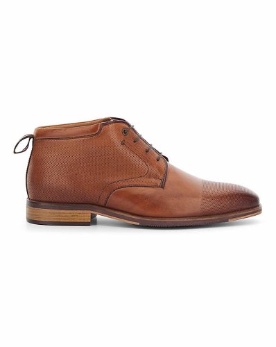 Peter Werth Leather Chukka Boot Wide Fit