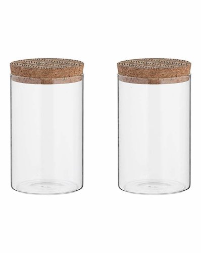 Set of 2 Storage Jars