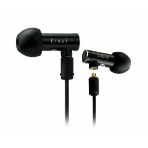 Final Audio E4000 High Resolution Sound Isolating In-Ear Headphones - Black