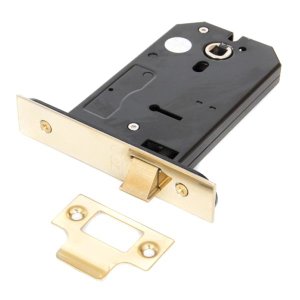 From The Anvil 3 lever horizontal sash lock - brass finish