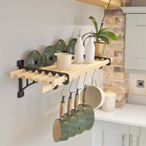 Cast In Style 8 lath kitchen shelf rack