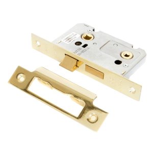 From The Anvil Bathroom mortice lock - brass finish
