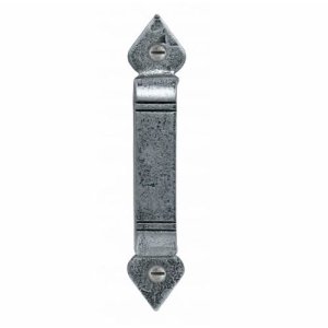 From The Anvil Blacksmith pewter patina gothic thumb latch staple