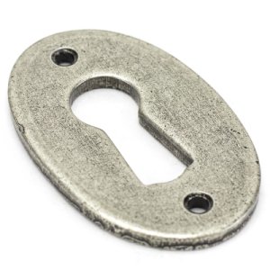 From The Anvil Blacksmith pewter patina oval escutcheon