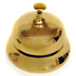 Cast In Style Brass desk bell