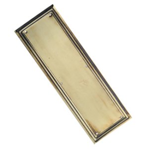 Cast In Style Brass lincoln finger plate