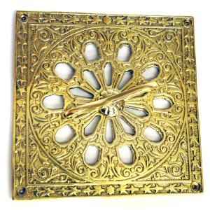 Cast In Style Brass square air vent