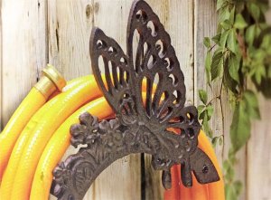 Cast In Style Cast iron butterfly hose tidy