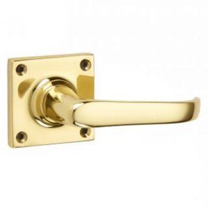 Croft 2141 Stafford Lever Door Handle on a Square Rose
