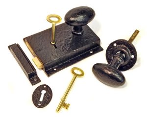 Kirkpatrick 1204 Rustic Rim Lock Set